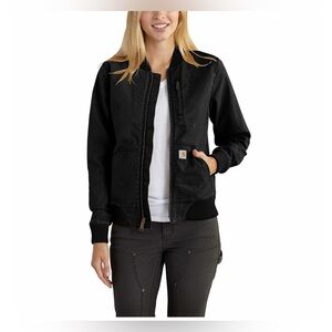 Women’s Carhartt Black Bomber Jacket Relaxed Fit XXL